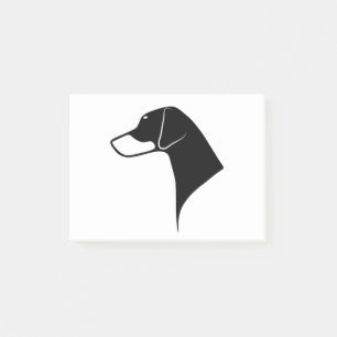 Notas Post-it® Oídos naturales principales del Doberman