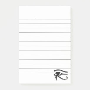 Notas Post-it® Ojo De Horus Símbolo Egipcio Tinta Dibujo En Led