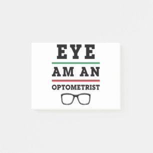 Notas Post-it® Ojo otometrista divertida optometría