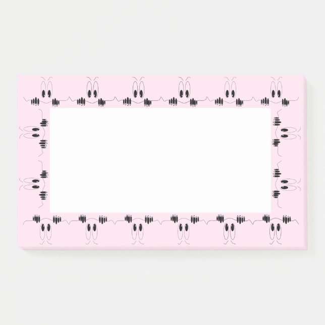 Notas Post-it® Ojos curiosos (Anverso)