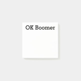 Notas Post-it® OK Boomer