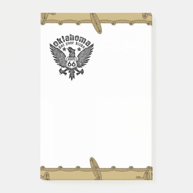 Notas Post-it® Oklahoma Obtén tus Placeres (Anverso)