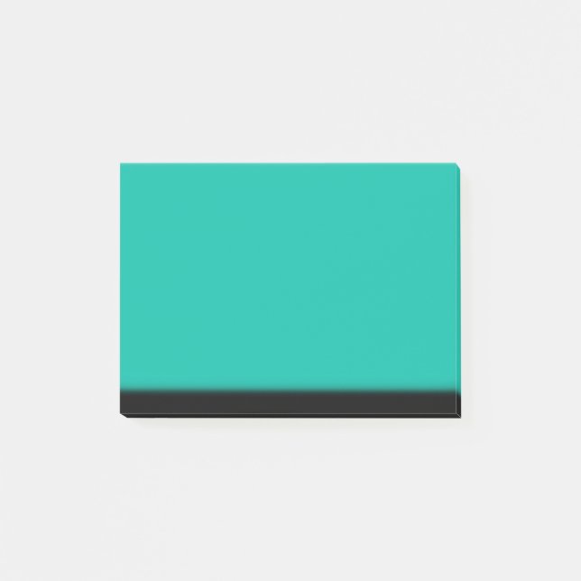 Notas Post-it® Ombre verde azulado (Anverso)