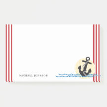 Ondas de agua de ancla náutica