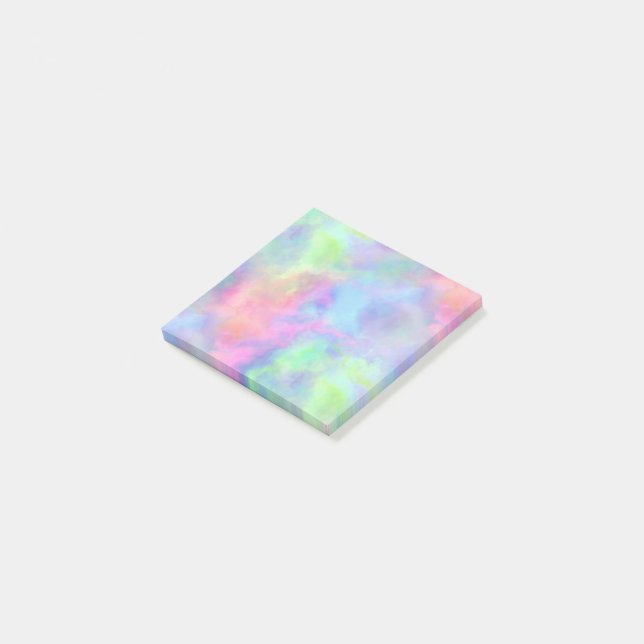 Notas Post-it® opal watercolor splash : (En perspectiva)