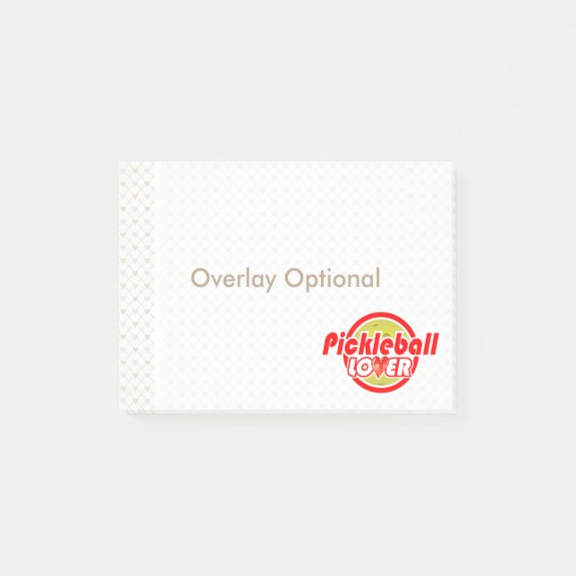 Notas Post-it® Opciones de imagen de Pickleball Lover 2-2B (Anverso)