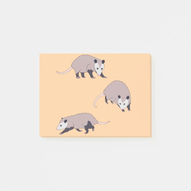 Notas Post-it® Opossums (Anverso)