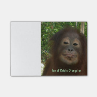 Notas Post-it® Orangután de Krista