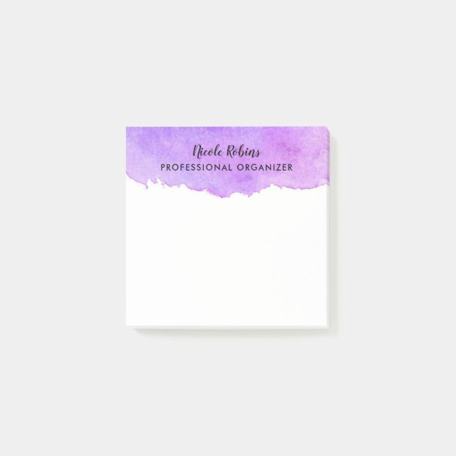 Notas Post-it® Organizador del profesional de la acuarela (Anverso)