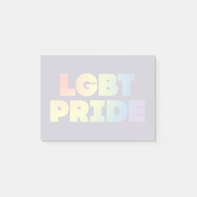 NOTAS POST-IT® ORGULLO LGBT (Anverso)