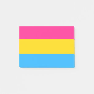 Notas Post-it® Orgullo Pansexual