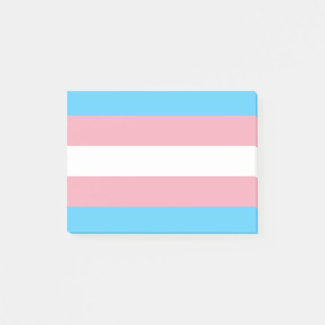 Notas Post-it® Orgullo transgénero (Anverso)