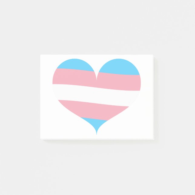 Notas Post-it® Orgullo transgénero (Anverso)
