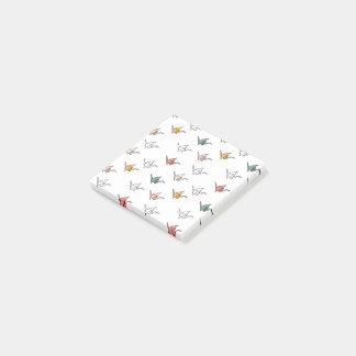 Notas Post-it® Origami Calm - Crane Post It Notes