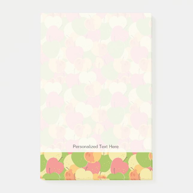 Notas Post-it® Ornamento con las manzanas (Anverso)