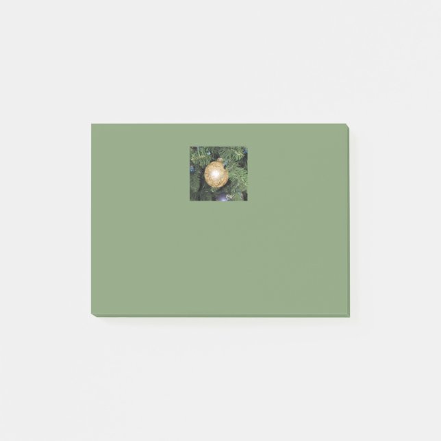 Notas Post-it® Ornamento de Navidad (Anverso)