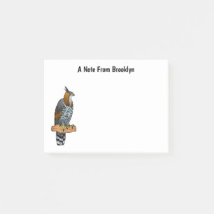 Notas Post-it® Ornate hawk eagle bird cartoon illustration