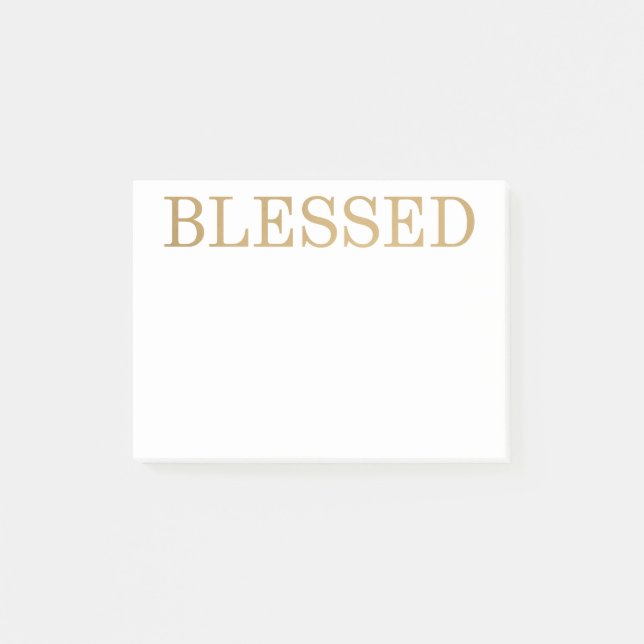 Notas Post-it® Oro Bendito (Anverso)