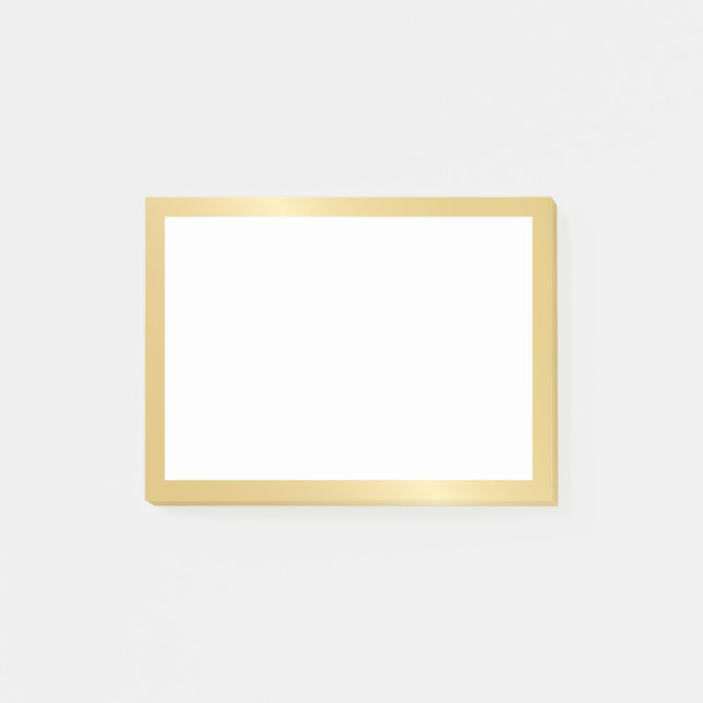 Notas Post-it® Oro elegante (Anverso)