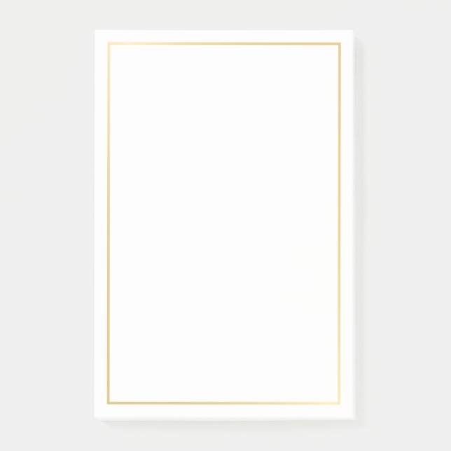 Notas Post-it® Oro elegante (Anverso)