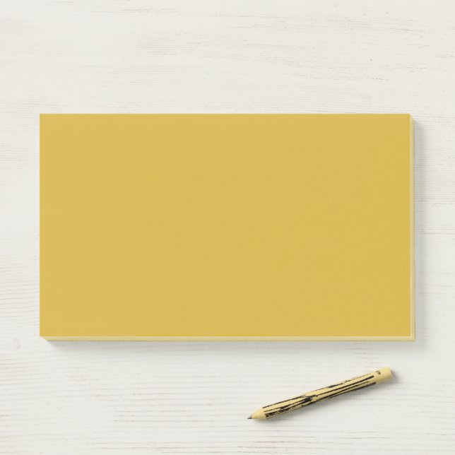Notas Post-it® Oro JUMBO (En escritorio)