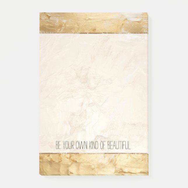 Notas Post-it® Oro pintado (Anverso)