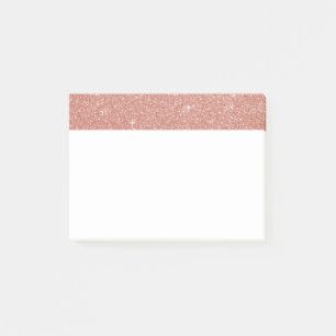 Notas Post-it® Oro Rosa: Purpurina rosa Rubor y espárragos