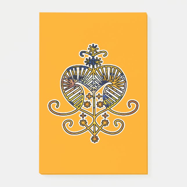 Notas Post-it® Oshun Goddess Veve Sigil (Anverso)