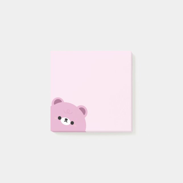 Notas Post-it® Oso (Anverso)
