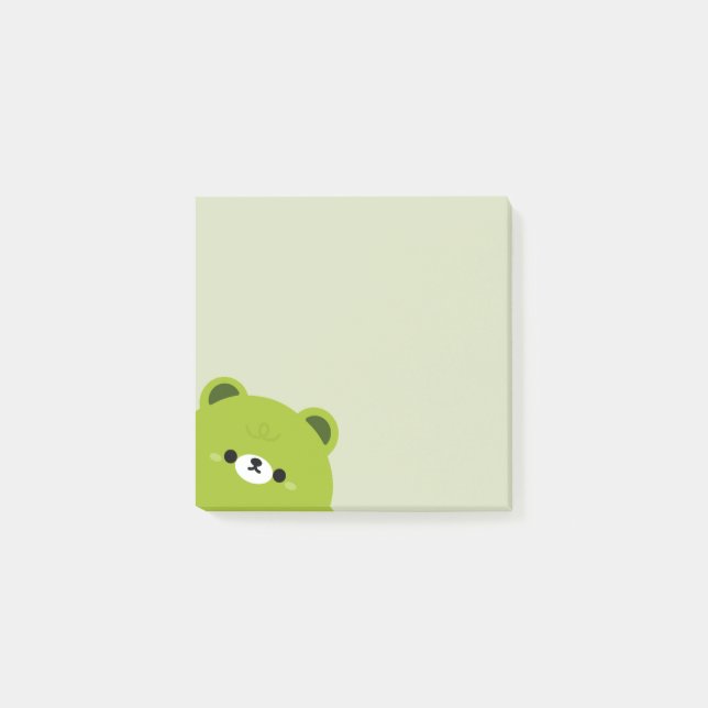 Notas Post-it® Oso (Anverso)
