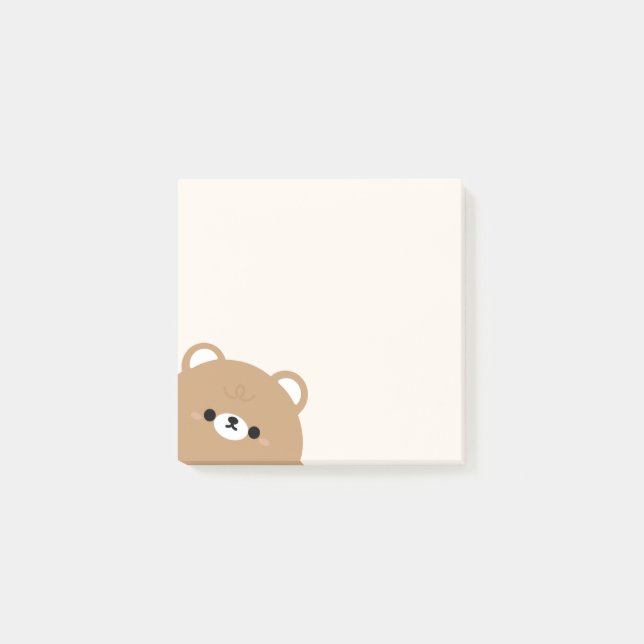 Notas Post-it® Oso (Anverso)