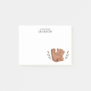 Notas Post-it® Oso Cubo Personalizado