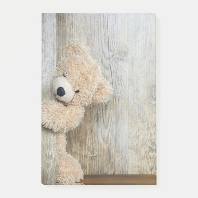 Notas Post-it® Oso de peluche (Anverso)