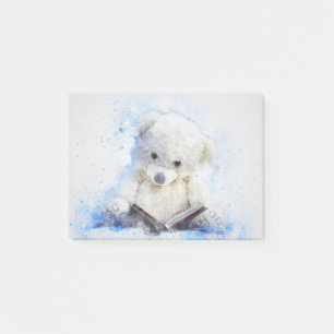 Notas Post-it® Oso de peluche abstracto