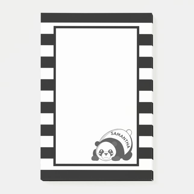 Notas Post-it® Oso Panda (Anverso)