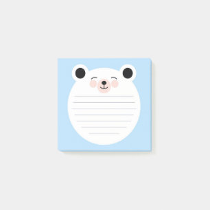 Notas Post-it® Oso Polar Cutáneo
