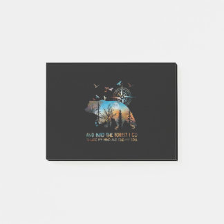 Notas Post-it® Oso Y En El Bosque Voy A Perder Mi Mente