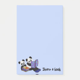 Notas Post-it® Osos de panda Storytime