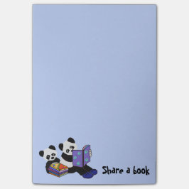 Notas Post-it® Osos de panda Storytime