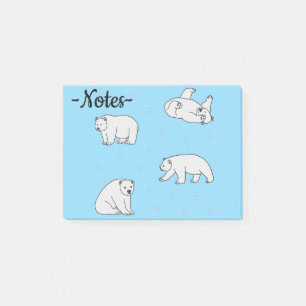 Notas Post-it® Osos polares
