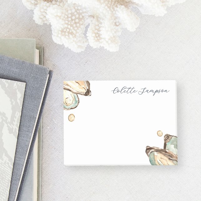Notas Post-it® Ostión acuático costero personalizado (Subido por el creador)