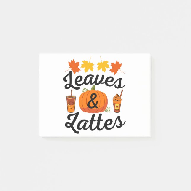 Notas Post-it® Otoño De Las Hojas Y El Último Otoño (Anverso)