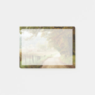Notas Post-it® Otoño en un camino campestre