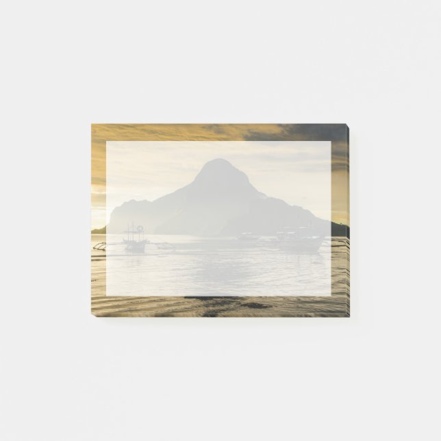 Notas Post-it® Outrigger al atardecer (Anverso)