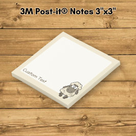 Notas Post-it® Oveja Cartoon Beige