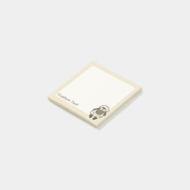 Notas Post-it® Oveja Personalizado Beige