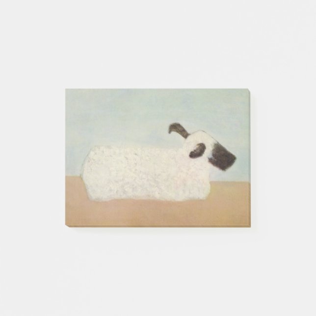 Notas Post-it® Oveja (por Milton Avery) (Anverso)