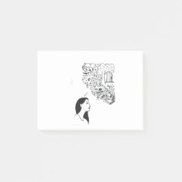 Notas Post-it® Overthinking de Arnaba