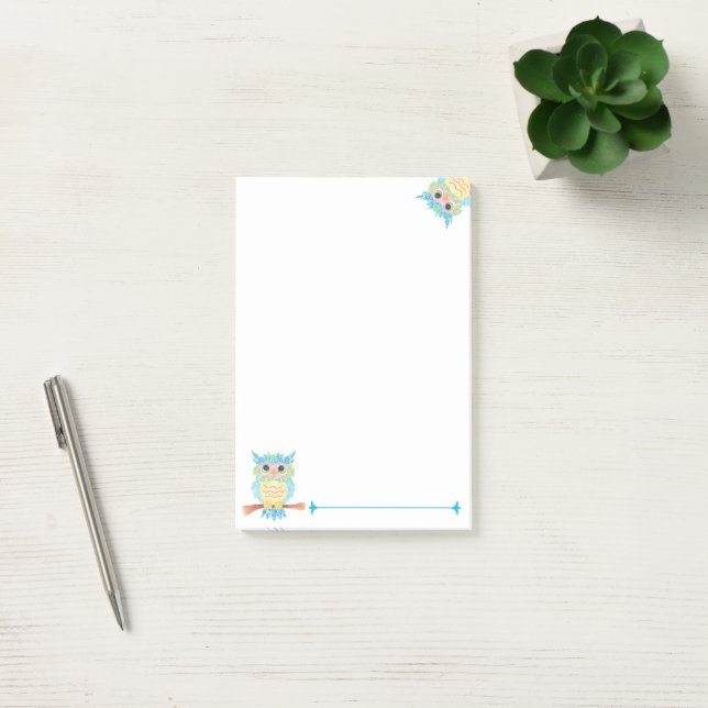 Notas Post-it® Owl Notes (Oficina)