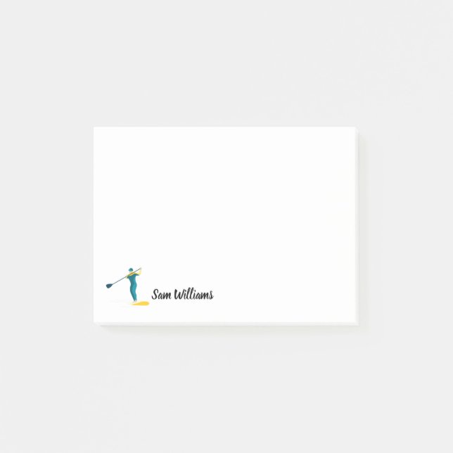 Notas Post-it® Paddleboarding de reserva (Anverso)